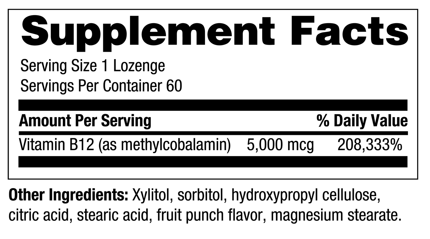 Vital B-12 60 Servings