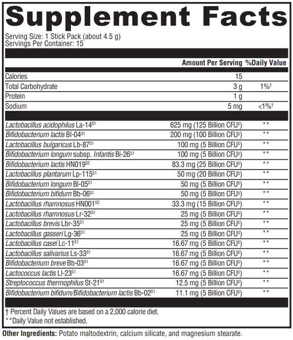 ProbioSupreme 350 DF 350 Billion CFUs 15 Servings